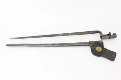 SOLD - US 1873 Springfield Trapdoor Bayonet with Frog