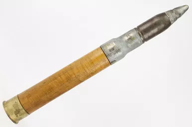 SOLD - USN 3in Shell with Fuse Timer Top
