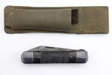 SOLD - USN Survival Folding Knife