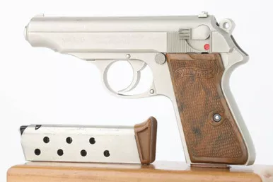 SOLD - Very Early Commercial Walther PP - Satin Nickel Finish