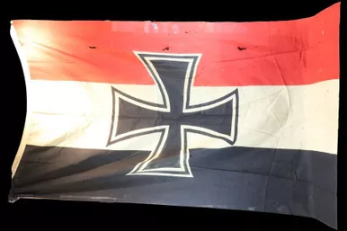 SOLD - Very Large German Reichkriegsflagge Naval War Flag - GI Bringback