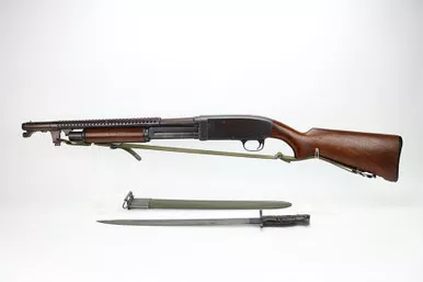SOLD - Very Rare Stevens Model 620 Trench Shotgun - With Bayonet