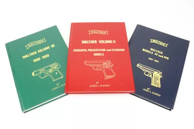 SOLD - "Walther Models PP and PPK 3 vol set" Book
