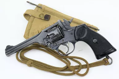 SOLD - Webley Mark IV Revolver - 1944 Mfg (125713 - 23872)