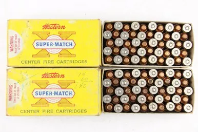 SOLD - Western Super Match .45 Ammo: 185 Gr.