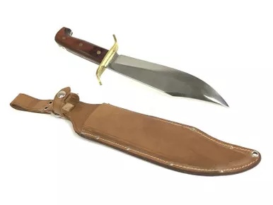 SOLD - Western W49 Bowie Knife / Leather Sheath