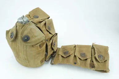 SOLD - WW1 M1910 US Army Dismounted Rifle Cartridge Belt