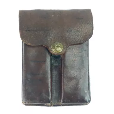 SOLD - WW1 M1912 Eagle Snap Dual Mag Pouch (SW032825-03(Ohio))