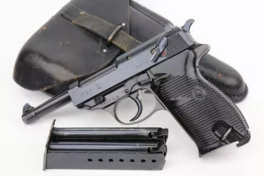 SOLD - WW2 Era, German Army Issued P.38, AC42 Rig