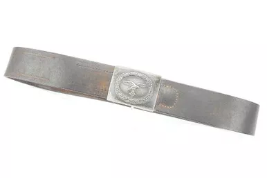 SOLD - WW2 German Belt & Reproduction Buckle