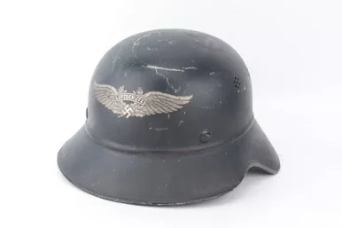 SOLD - WW2 German "Gladiator" Air Raid Helmet
