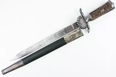 SOLD - WW2 German Hunting Assn. Dagger