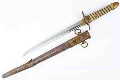 SOLD - WW2 Japanese Naval Dirk (112923-15)