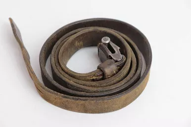 SOLD - WW2 Leather K98 Sling - D&C