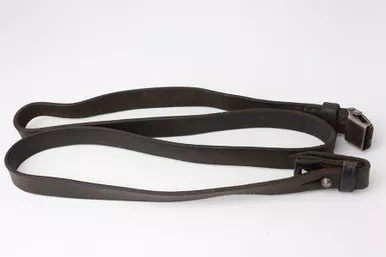 SOLD - WW2 Leather MP40 Sling - Maker Marked