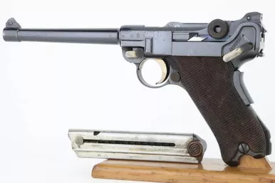 SOLD - WWI DWM Navy Luger - Matching Magazine