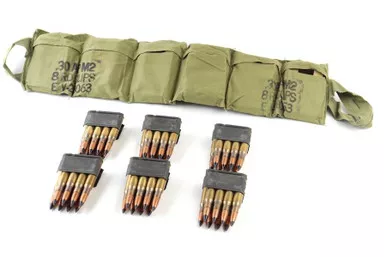 SOLD -WWII Armor Piercing .30-06 Ammunition With Bandolier