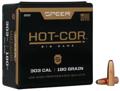 Speer Bullets .303 Cal .311" 180gr Hot-Cor SPRN 100/Box