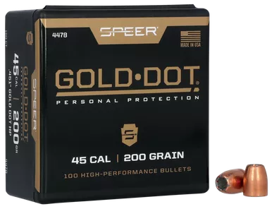 Speer Bullets .45 Auto .451" 200gr GDHP 100/Box
