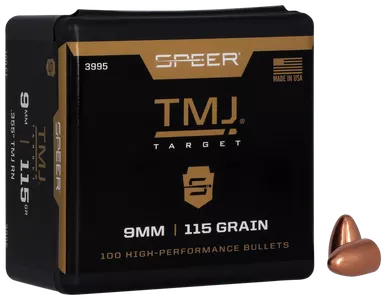 Speer Bullets 9mm Luger .355" 115gr TMJ-RN 100/Box