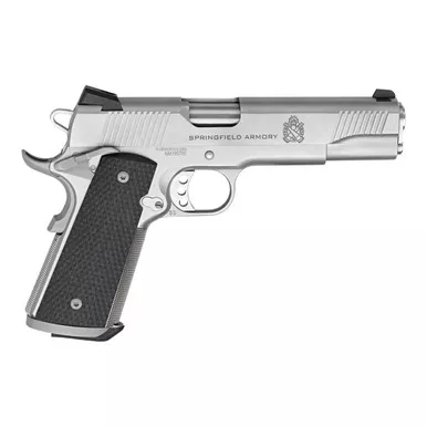 Springfield Armory 1911 TRP 45 ACP Pistol 5" Barrel 7+1 Round Stainless Steel Slide Black G10 Grip Stainless Steel Frame