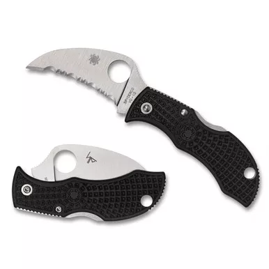 Spyderco Manbug Pocket Knife 1.84" VG-10 Blade Black Handle