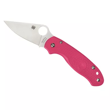 Spyderco Para 3 Lightweight Pocket Knife 2.92" Blade CTS BD1N Steel FRN Handle Pink