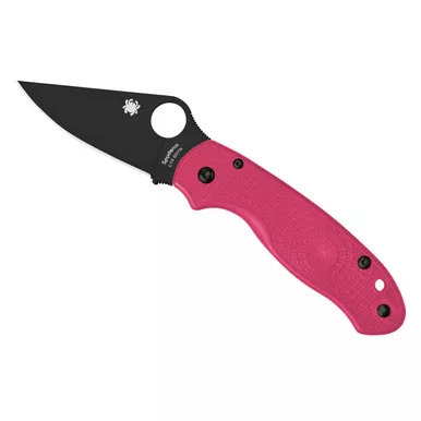 Spyderco Para 3 Lightweight Pocket Knife 2.92" CTS BD1N Blade Black/Pink