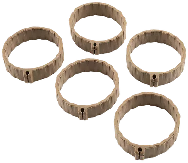 Strike Industries Bang Band 2" x 0.60" Flat Dark Earth 5-Pack