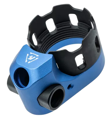Strike Industries Tribus Extended Receiver End Plate AR-15 Blue