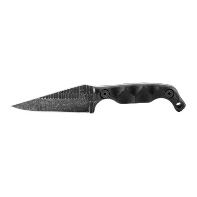 Stroup Mini Fixed Blade Knife 3" Acid Etched Black Blade