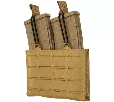 TacShield RZR Double Rifle Magazine Pouch Coyote Brown