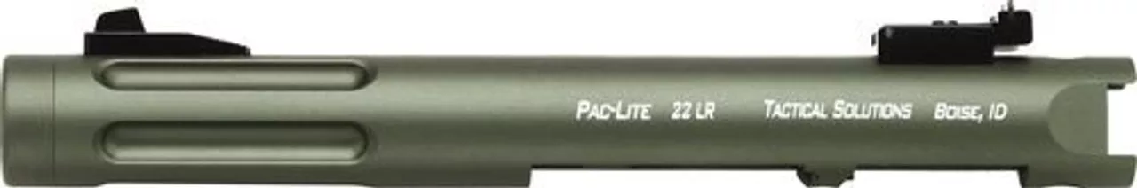 Tactical Solutions Pac-Lite Ruger Mark I,II,III, 4.5″ Fluted Matte OD Barrel 22LR