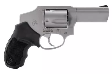 Taurus 2-650139 650 357 Mag 3" BBL Stainless Rubber Grip Concealed Hammer