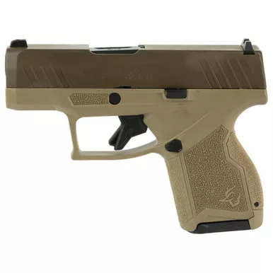 Taurus GX4 9mm Luger Pistol 3" Barrel 11+1 Round FDE Slide Brown Grip