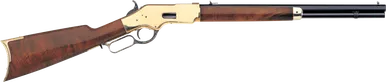Taylor's & Company 1866 Bolt Action Rifle .45 Colt 20" Blued Octagonal Barrel Brass Frame Walnut Stock