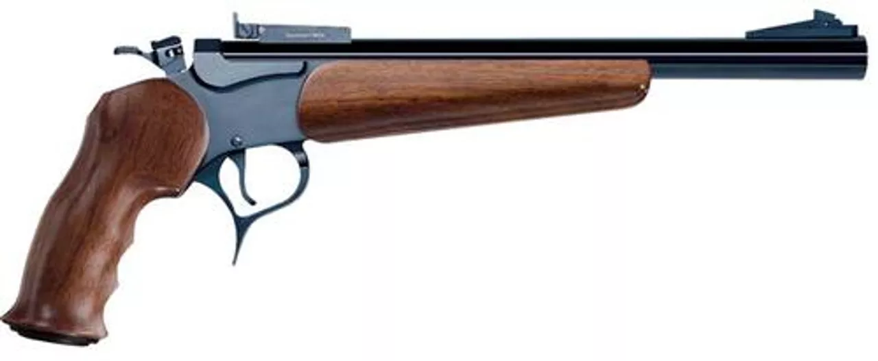 Thompson Center Contender G2 Pistol, Break-Open 22LR, 12″, 1rd, Walnut Grip