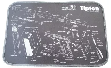 Tipton Maintenance Mat 10" x 12" Black with Gray Trim