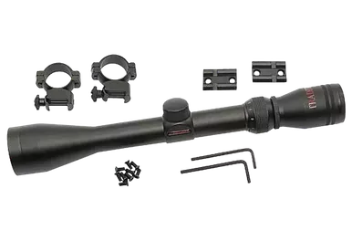 Traditions Muzzleloader Scope Kit 3-9x40 Matte Black with Medium Rings and Base