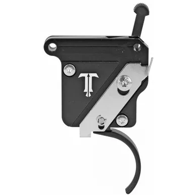 TriggerTech Rem 700 Primary Curved Trigger Single Stage Black/Black (1.5-4.0 lbs Adjustable Pull Weight)