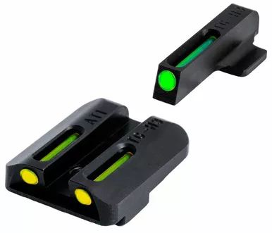 Truglo TFO Tritium/Fiber-Optic Sight Set 1911 .270/.450 Front Green/Rear Yellow
