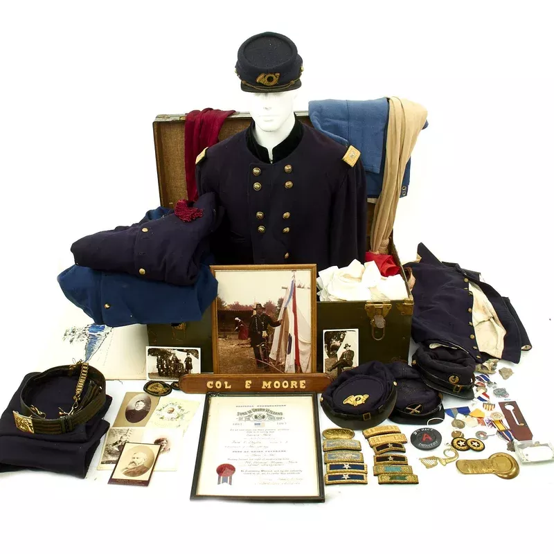 U.S. Civil War Union Army Historical Reenactor Impression Uniform and Accessories