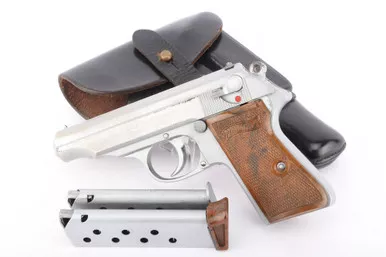 Ultra Rare Walther PP Rig - Verchromt (Satin Nickel) Finish