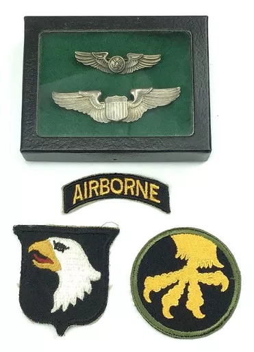 USAF 101st / 17th Airborne Patches - Pilots Badges