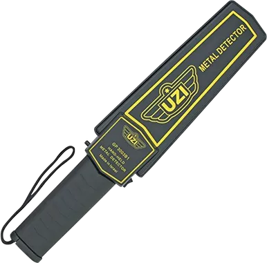 Uzi Accessories UZIHHSC1 Handheld Metal Detector Black/Yellow