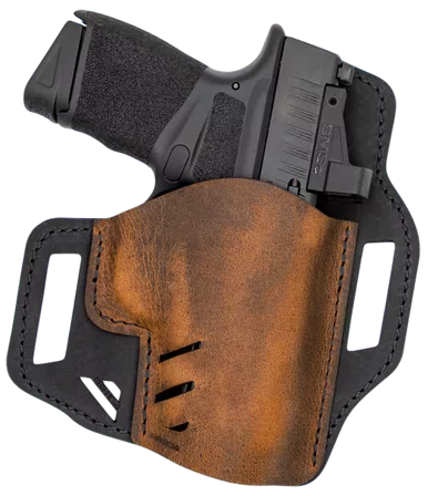 Versacarry Rough Rider OWB Holster Right Hand Size 4 Leather Brown