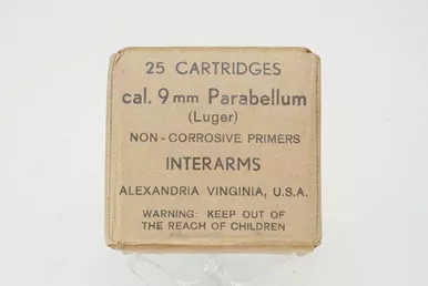 Vintage Interarms 9mm Ammo - 3 Boxes