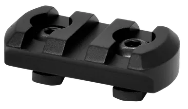 Warne M-LOK 3-Slot Polymer Rail Section Black