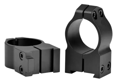 Warne Maxima 2-Piece Fixed Scope Rings CZ 550 19mm Dovetail 1-Inch High Matte Black