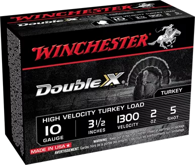 Winchester Double X Turkey Load 10 Gauge 3-1/2" 2 oz #4 Copper-Plated Lead Shot 10/ct